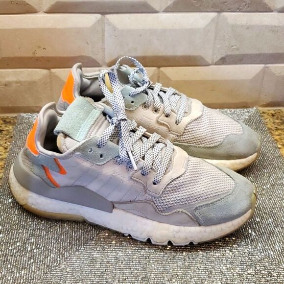 ADIDAS Nite Jogger Suede Sneakers - Size 7 1/2 - Picture 1 of 10